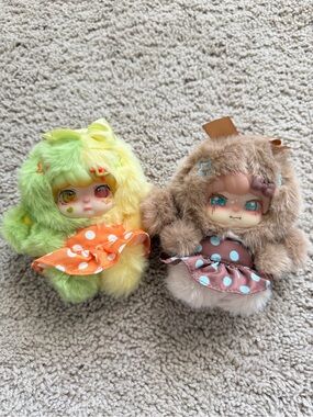 2‑Pack Lokiki Sweety² Plush Keychains Kawaii Bag Charms Bundle